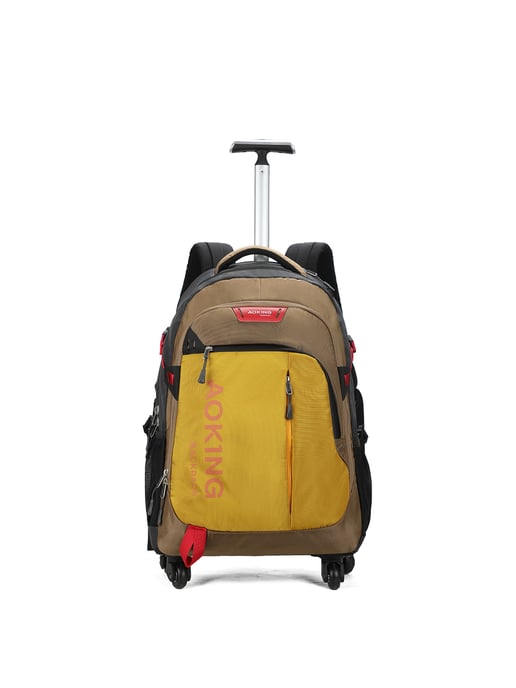 Aoking Rucksack Unisex LIGHT BROWN - Image 1