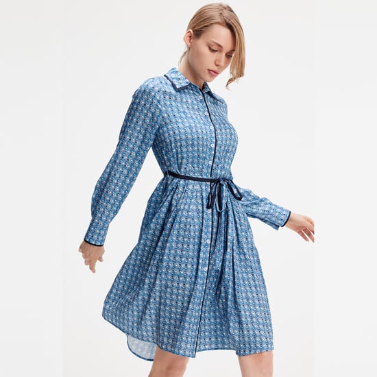 Hemdkleid mit geometrischem Print - Image 3