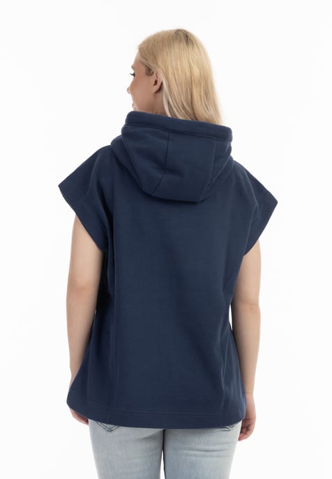 Dreimaster Oversize Sweatshirt Damen Marine - Image 4