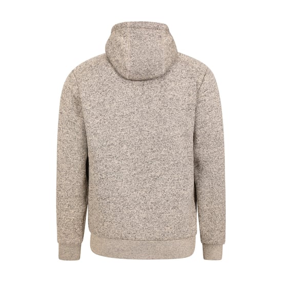 Mountain Warehouse Herren Nevis II Kunstfell Hoodie (Beige) - Image 2
