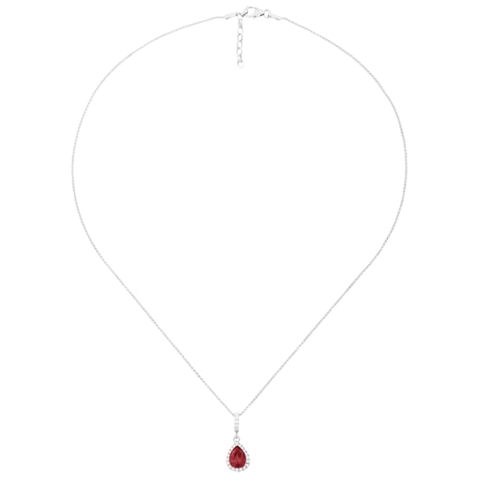 Orphelia 'Enora' Women's 925 Sterling Silver Chain with Pendant - Silver ZH-7226/RU