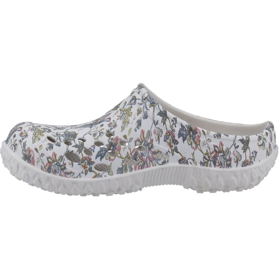 Muck Boots Muckster Lite Synthetik Hellgrau/Floral Print Clogs - Image 5