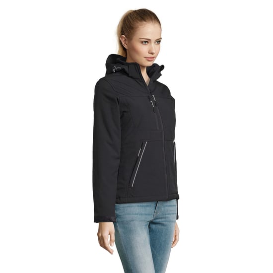 SOLS - "Rock" Softshelljacke Wattiert für Damen (Schwarz) - Image 3