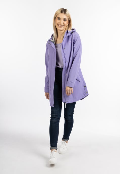 Schmuddelwedda Kurzmantel aus Softshell Damen Flieger - Image 2