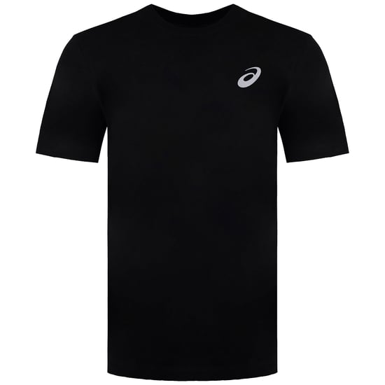 Asics Logo Herren Schwarzes T-Shirt - Image 2