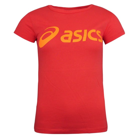 Asics Logo Womens Coral T-Shirt