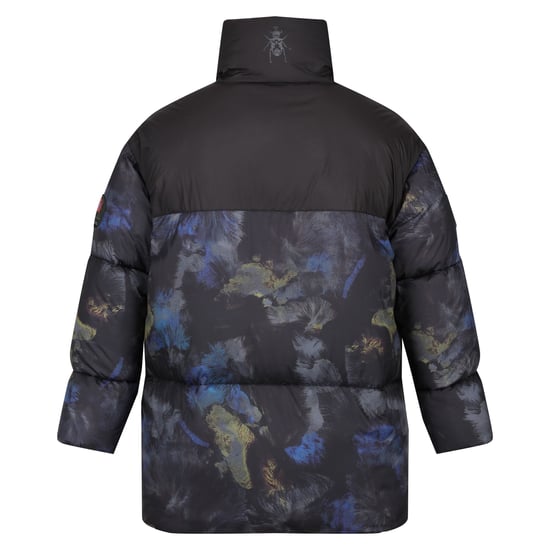 Regatta Mens Christian Lacroix Barbegal Baffled Padded Jacket (Black/Fourrure)