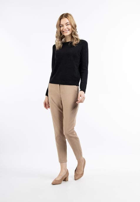 Dreimaster Strickpullover Damen schwarz - Image 2