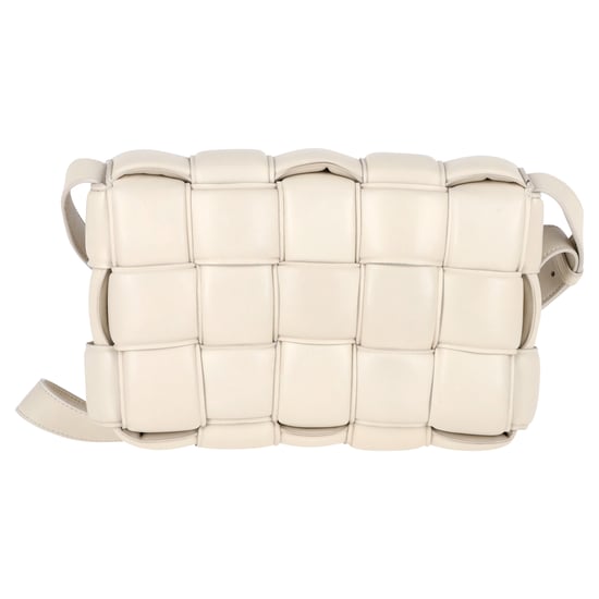 Bottega Veneta Gepolsterte Kassette Tasche aus weißem Lammleder - Image 3