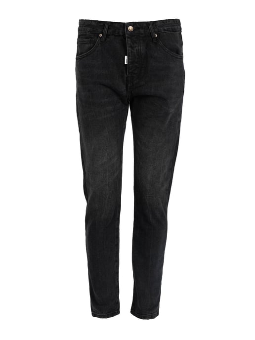 Takeshy Kurosawa Jeans Slim Cropped Herren schwarz - Image 1