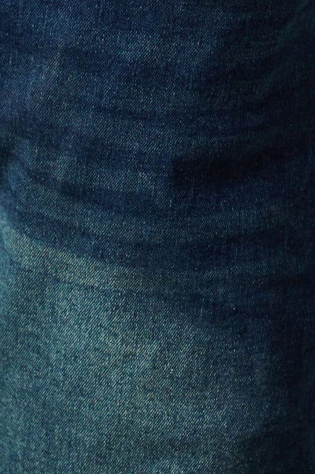 Dark Vintage Wash Stretch Straight Jeans