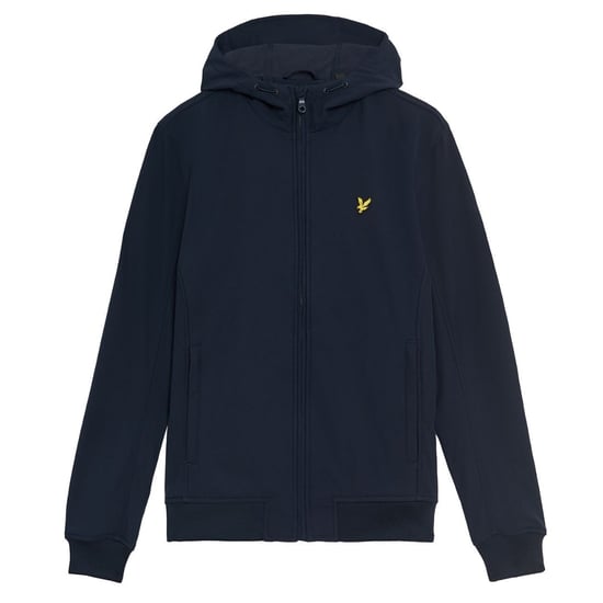 Lyle & Scott Branded Dark Navy Blue Fleece Back Softshell Jacket