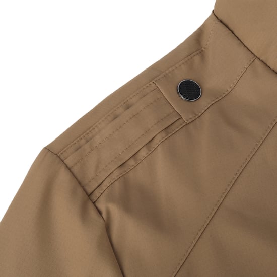 Herren Bomberjacke mit Stehkragen, ¨¹bergangsjacke f¨¹r den Herbst, l?ssige Sportjacke Khaki - Image 5