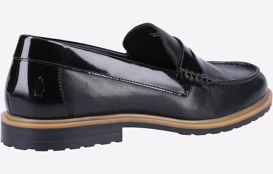 Hush Puppies Verity Slip On Damen-Schwarze-Lederloafer - Image 3