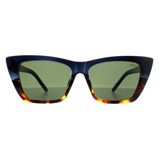 Atum Cat Eye Womens Shiny Gradient Demi G15 Green Arid