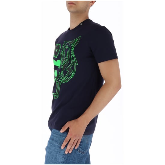 Plein Sport PS78 Design Logo Marineblau T-Shirt - Image 3