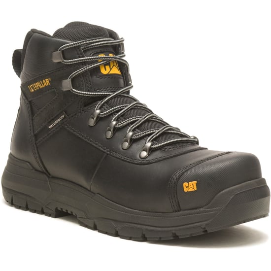 Caterpillar Pneumatic 2.0 Leder Schwarz Sicherheitsstiefel - Image 1