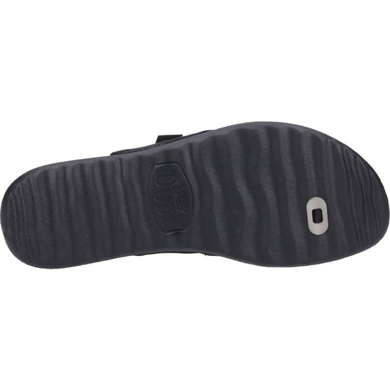 HEYDUDE Christi Flip Klassische Polyurethan Damen Schwarz Sandalen - Image 3