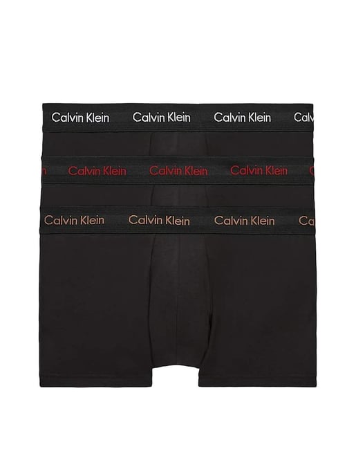 Calvin Klein 3 Pack Men's Cotton Stretch Low Rise Trunk