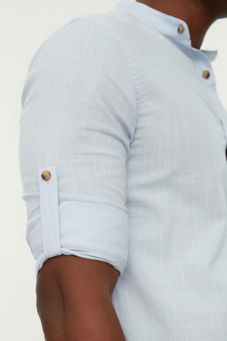 Trendyol Garçon Tippet Bras standard basique Chemise - Image 4