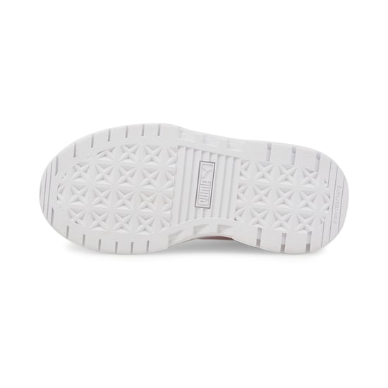 PUMA Kids Girls Mayze Leather Trainers Sports Shoes