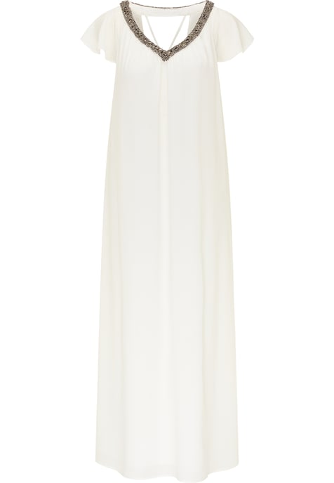 Dreimaster Sommerkleid Damen Wollweiß - Image 1