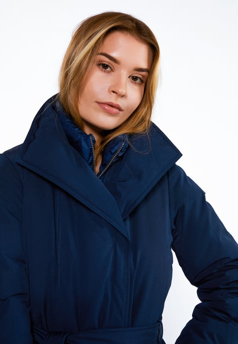 Dreimaster Wintermantel Damen Dunkelmarine - Image 2