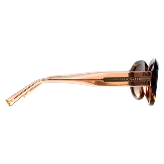 Ted Baker Oval Womens Brown Horn Brown Gradient TB1689 Penny