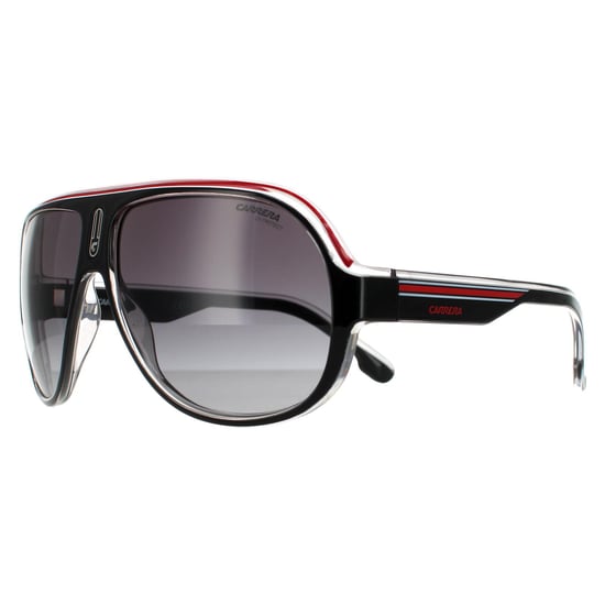 Lunettes de soleil Carrera Speedway / N T4O 9O Black Crystal Blanc rouge Gray foncé - Image 2