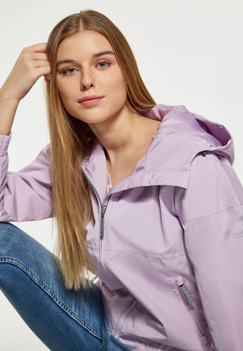 Schmuddelwedda Regenjacke Damen Helllavendel - Image 5