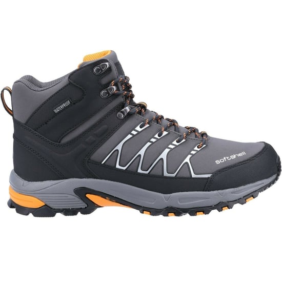 Cotswold Herren Abbeydale Mid Wanderstiefel (Grau/Orange) - Image 2