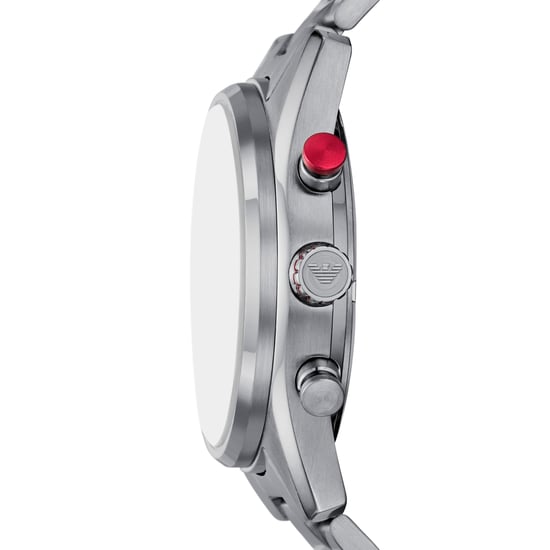 Emporio Armani Racer Herren Silberne Uhr AR11676 - Image 2
