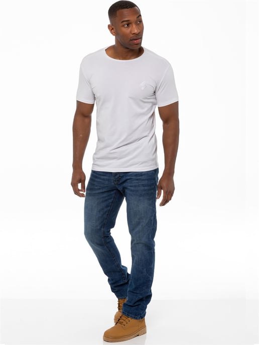 Enzo | Herren Denim Straight Fit Jeans - Blau - Image 6