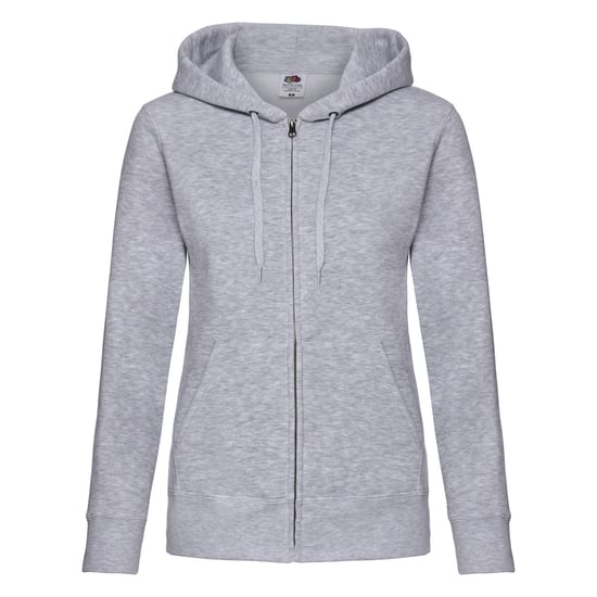 Fruit of the Loom - "Premium" Kapuzenjacke Mit Reißverschluss für Damen (Grau meliert) - Image 1
