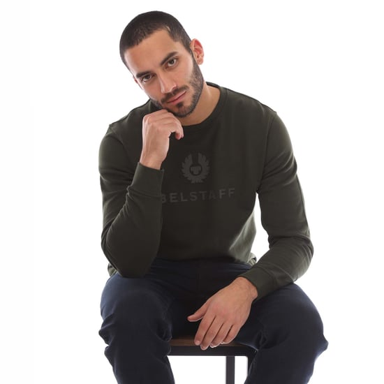 Men's Belstaff Signature Crewneck Sweatshirt in Green
