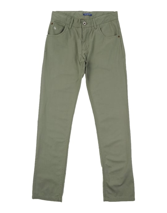 TROUSERS Cotton Belt Military green Boy Cotton
