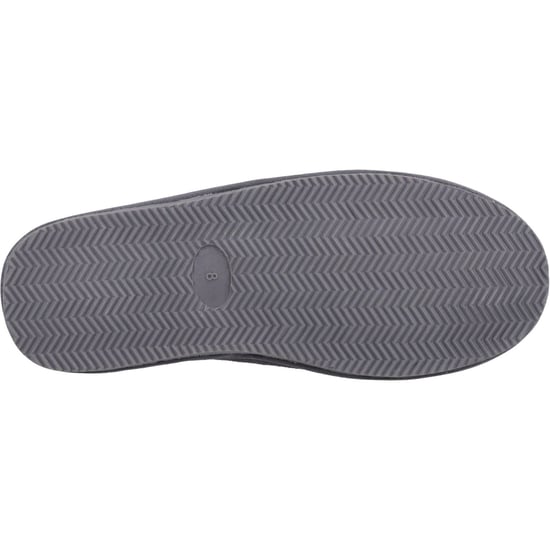 Hush Puppies Conrad Wildleder Herren Pantoffeln Grau - Image 3