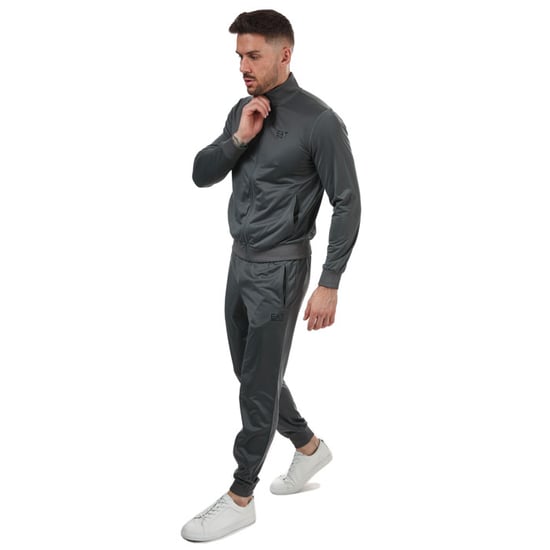 Emporio Armani EA7 Core ID poly tracksuit for men in gray