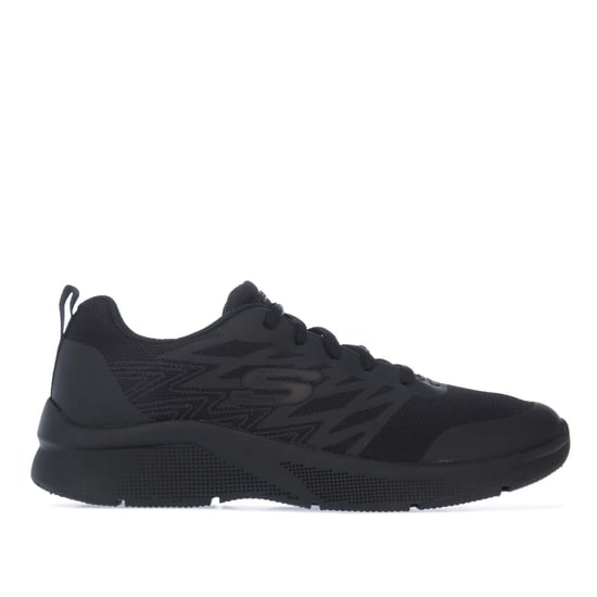 Skechers Kinder Quick Sprint Turnschuhe für Jungen in Schwarz - Image 1