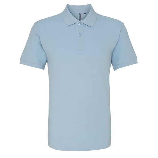 Asquith & Fox Mens Plain Kurzarm-Poloshirt (Sky) - Image 1