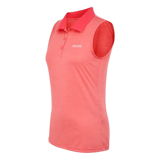 Regatta - "Tima II" Poloshirt für Damen Ärmellos (Pfirsichblüte) - Image 3