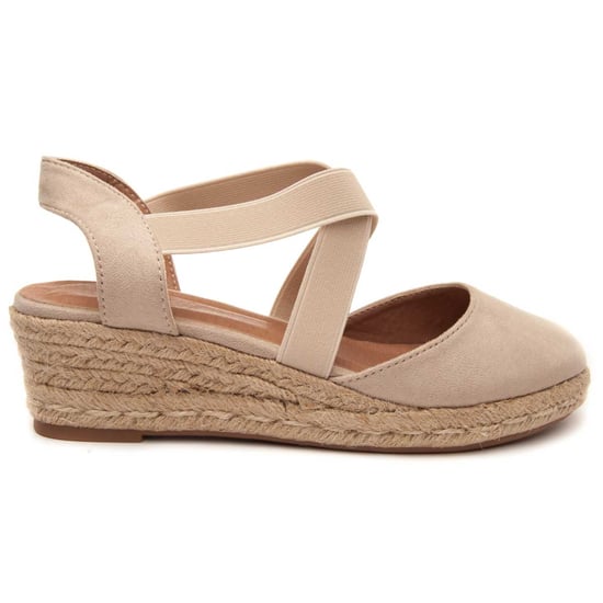 Confortable wedge sandal Montevita in Beige