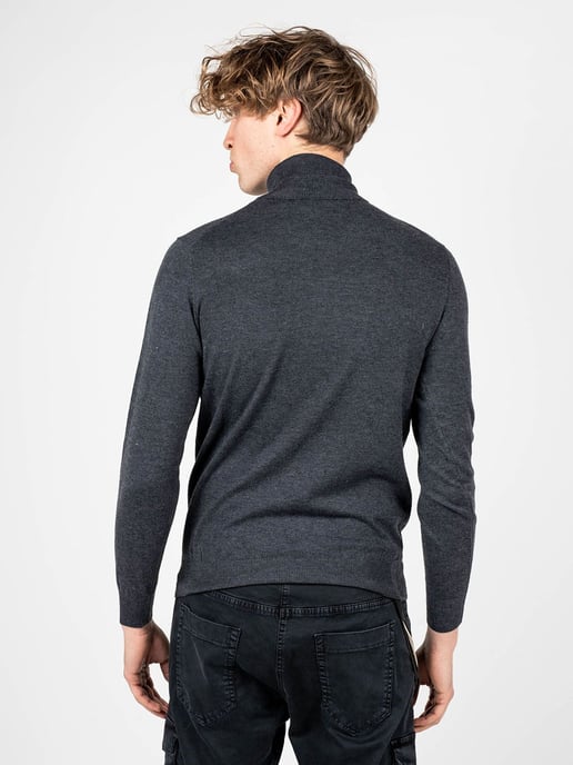 Xagon Man Pullover Basic Herren grau - Image 4