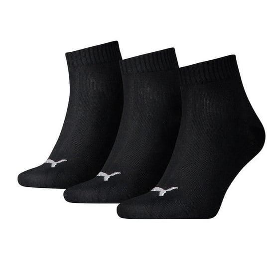 Puma – 3er-Pack schwarze Herren-Schuhfuttersocken - Image 1