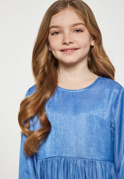 Dreimaster Kleid Mädchen (Kids) hellblauer Denim - Image 5