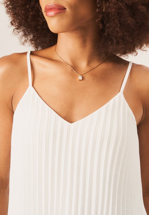 Riemchen-Cami-Top mit Falten - Image 2
