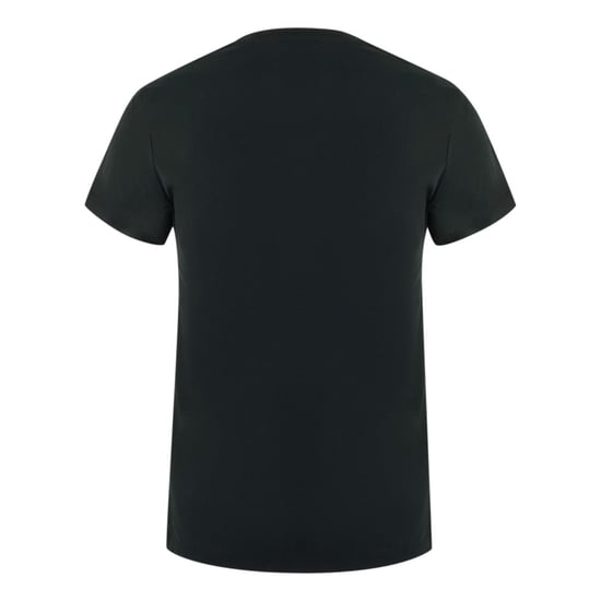 Balmain Bold Logo am Kragen Schwarzes T-Shirt - Image 2