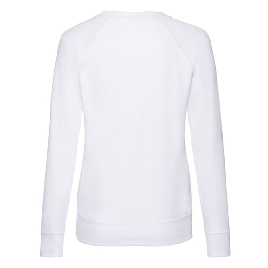 Fruit of the Loom - Sweatshirt Leicht für Damen Raglanärmel (Weiß) - Image 2