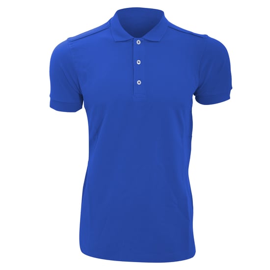 Russell - Polo manches courtes - Homme (Bleu roi) - Image 4