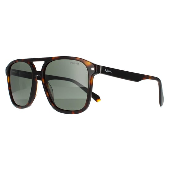 Lunettes de soleil Polaroid PLD 2118 / S / X 086 UC Dark Havana Green Polarisé - Image 2